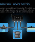 UIS Extension Cable Female to Male for Controller AI Plus with devices and control display interface