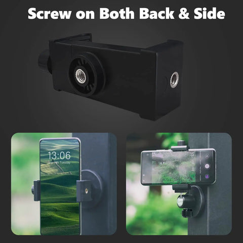 Heavy Duty Rugged Magnetic Phone Mount Holder With Hella Strong 50 Lbs Pull Force Magnet Clamp on flat surface with smartphone mounted.