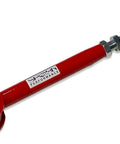 Adjustable Rear Panhard Track Bar With Polyurethane Bushings For 2002 2009 GM Trailblazer Envoy SSR Bravada Lifted Or Lowered Ride Height Easy Bolt In Installation Red, red steel bar with poly bushings
