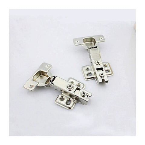 Stainless Steel Cabinet Hinges 10 Pack Hydraulically Damped Soft Close Concealed Hinges No Slam For Bookcases And Closets Ultra Quiet Full Coverage Easy Install Door Hardware