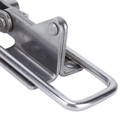 Heavy Duty Stainless Steel Toggle Latch Clamp With Adjustable Design And A劲 Solid 496lb Holding Force Makes It Perfect For Secure Storage, Heavy Equipment, Or DIY Projects That Need A Reliable Locking Mechanism, stainless steel latch