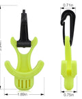 Scuba Octo Plug Regulator Retainer Mouthpiece Holder With Black Clip 2 Pack For Quick Release During Dives Clip On Octopus Holder