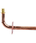 Pack Of 10 Copper PEX A Expansion Stub Out Elbows With Wall Flange Half Inch To 8 Inch Length For PEX A Tubing F1960 Compatible Lead Free Quick Install