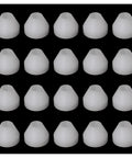 20 Piece White Woodworking Pen Bushings Set Non Stick Bushing For Finishing And Pen Turning Project Kit Built From Durable PE Material
