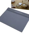 Pro Grade Watch Repair Pad Non Slip Rubber Mat For Watchmaking And Horology Tools Durable Grippy Bench Mat For Watch Maintenance Gray Color