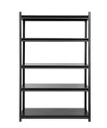 Heavy Duty 48 Inch Wide Garage Shelving Unit With 5 Tiers, Sturdy Metal Storage Shelves For Tools And Gear, Extra Large Steel Rack System For Easy Organization And Durable Garage Setup, front view