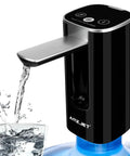 5 Gallon Water Dispenser With Digital Display And USB Powered Pump, Four Dispense Modes For Home Office RV And Camping, Foldable Spout