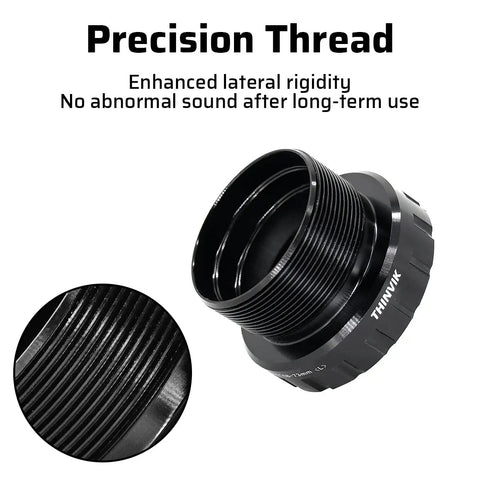 Road And Mountain Bike Bottom Bracket For 24Mm Spindle Cranks BSA English 68 To 73Mm Shimano Compatible Aluminum CNC Cups