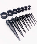 Starter Pack For Ear Stretching 50 Piece Kit With 14G To 00G Acrylic Tapers And Plugs Silicone Tunnels Gauge Expanders