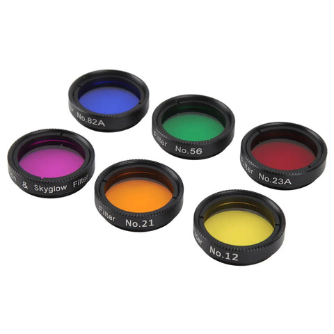 1.25 Inch Telescope Filter Set With Moon And Polarizing Filters, Reduces Light Pollution, Enhances Lunar And Planetary Views