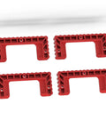 16 Piece Packout Cleats And Feet Kit For Milwaukee System Heavy Duty Mountable Storage Cleats In Red, set of four in red