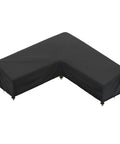 Outdoor L Shaped Sectional Sofa Cover Fits 82x82 to 85x85 Inches Waterproof Weatherproof Beefy 600D Tough as Nails Garden Furniture Cover