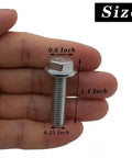 Two Pack Hold Down Clamp Bracket For Cars, Heavy Duty Metal Clamps In Sturdy Iron size dimensions shown 1.4 inch length
