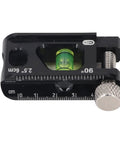 Pro Grade Magnetic Pipe Level Tool For Electrical Conduit Routing Black Die Cast Aluminum with visible green level bubble.