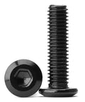 M6 X 100mm Flat Head Hex Socket Cap Screws Heavy Duty Stainless Steel 304 Black Oxide Countersunk Furniture Bolts on display