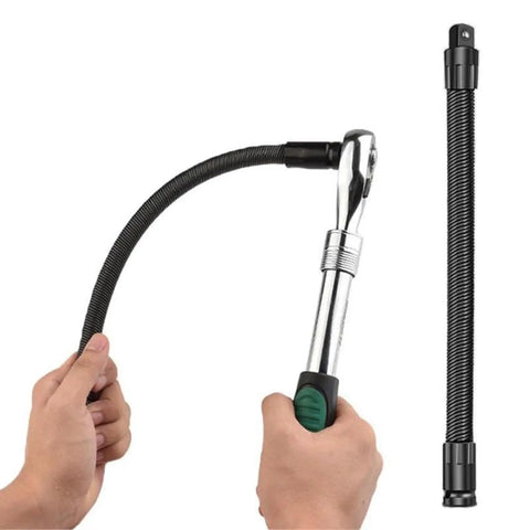 Half Inch Flexible Shaft Extension Tool For Tight Spaces DIY Friendly Reach Extender with ratchet, 250mm long