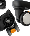 Luggage Wheels Replacement Kit For Suitcases Universal Spinner Wheels Wear Resistant Mute Casters left and right view