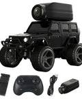Mini FPV RC Car 1 To 64 Scale With Alloy Body, HD Camera And Real Time Video Transmission, Dual Control From App And Remote