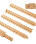 Built Tough Beech Wood Drawer Slides 6 Pack 17 Inch showing smooth glide tracks and assembly pieces.