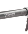 Heavy Duty Caulk Gun With 22 To 1 Thrust Ratio And Smooth Rod, Aluminum Construction, White And Gray Finish