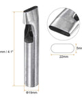 Oval Hole Punch 5x22mm Leather Cutter For Belts Straps Watch Bands Built Tough Pro Grade Hardened Steel Punch with dimensions