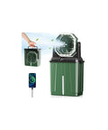 All In One Misting Fan With 24000mAh Battery And 8L Water Tank For Outdoor Cooling While Camping Or On The Worksite, showing fan in action