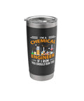 Chemical Engineer Gift Tumbler With If I Run You Should Run Too Quote Stainless Steel Insulated Travel Mug