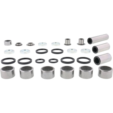 Kawasaki KX250F Swing Arm Linkage Bearing Kit Pro Grade With Precision Ground 52100 Steel Shafts And Case Hardened Bushings For Complete Rebuild Ready To Install, bearing set