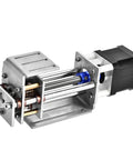 Slick Electric Linear Rail Guide And Z Axis Slide Module Level Up Your Cnc Rig Straightforward 2 Axis To 3 Axis Woodworking Mill Upgrade Kit with steel components.