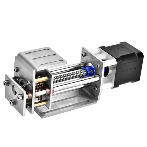Slick Electric Linear Rail Guide And Z Axis Slide Module Level Up Your Cnc Rig Straightforward 2 Axis To 3 Axis Woodworking Mill Upgrade Kit with steel components.