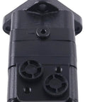 Hydraulic Motor 151F0563 Compatible With Sauer Danfoss OMS160 PTO Shaft Side Port G One Half Port G One Quarter Drain