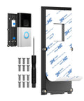 No Drill Ring Doorbell Mount For Renters Adhesive Stick On Solution That Stays Put No Damage Easy Peel Tabs with installation accessories