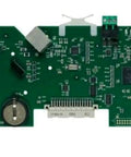 M Series Intelligent Access Control Controller with Mercury hardware for OnGuard retrofit, circuit board view.