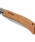 Badass Lightweight Folding Saw For Weekend Campouts And Garden Grind Cuts Branches Fast With Razor Sharp Carbon Steel Blade Secure Virobloc Lock And Natural Beechwood Handle with beechwood handle and stainless steel blade.