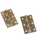 Beefy Concealed Hinges For Cabinets And Jewelry Boxes 2 Pack Antique Bronze Door Butt Hinges 50x28mm Easy Install Heavy Duty Wear
