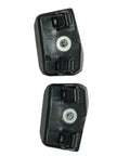 Shop Grade Pair Front Fender Brackets Support Holders No Hassle Fit Tesla Model Y 2020 To 2023 Swaps 1493772 1493773 black plastic