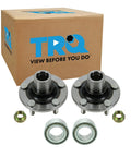 Front Wheel Bearing And Hub Kit For Subaru Cars 2003 To 2006 Baja, 1999 To 2008 Forester, 1993 To 2007 Impreza, 1990 To 2004 Legacy, 2000 To 2004 Outback Includes Two Front Bearings And Hubs Direct Fit Easy Install For DIYers
