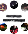 Ultra Bright Mini LED Pen Light Pocket Size Flashlight For Camping Outdoor And Emergency Use Tactical High Lumens Handy Handheld 150 Lumens Two Hour Run Time Three Point Five Five Inch next to outdoor activity images