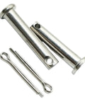 10Pcs Flat Head Clevis Pin Shaft With Hole Kit M4 Stainless Steel Locating Dowel Pins 20Mm Length for precise positioning
