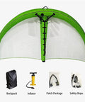 Handheld Kitesurfing Wing For Water Sports Inflatable Kite With TPU Air Bag Windsurfing Friendly shown with accessories