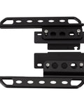 Metal Side Pedal Rock Sliders Beefed Up For 1/24 RC Crawler, Fits Axial SCX24 Gladiator And Dodge Power Wagon, black metal rails.