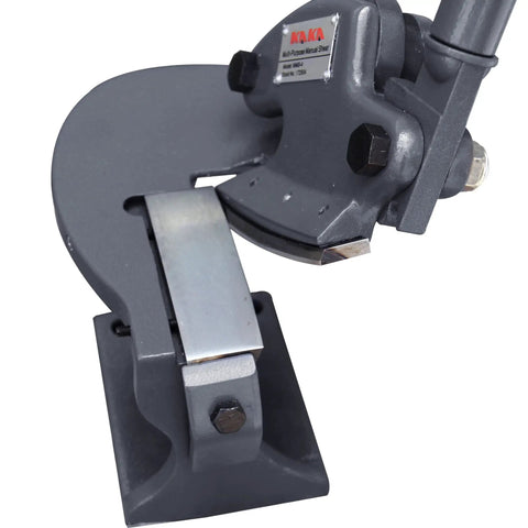 Throatless Sheet Metal Shear For Steel Aluminum Brass And Stainless Steel That Nails Up To 20 Gauge 0.9 Millimeter With Tough High Carbon Blades For Clean Precise Metal Cutting