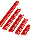 Red 260mm Aluminum Dovetail Finder Base Extension Rail For Telescope Rig, Adjustable Slot Guide Mount displayed in various sizes