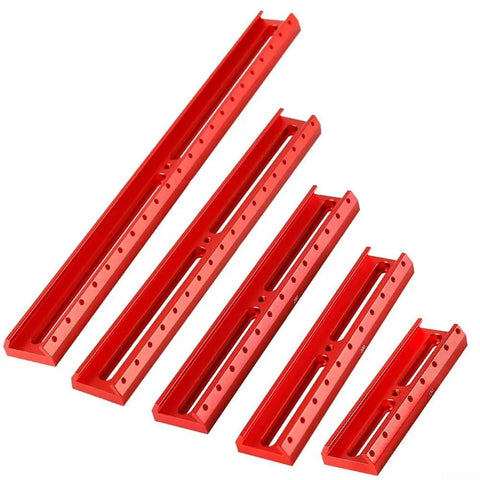 Red 260mm Aluminum Dovetail Finder Base Extension Rail For Telescope Rig, Adjustable Slot Guide Mount displayed in various sizes