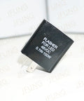 Slick Ride Ready 2 Pin LED Flasher Relay For Motorcycle And Scooter Turn Signal Blinker Switch 32V To 72V DC Plug And Play Setup Fits Any Bike Pair