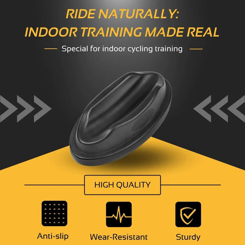 Front Wheel Riser Block for Bike Trainers, Sturdy Molded Plastic Support for Indoor Turbo Training