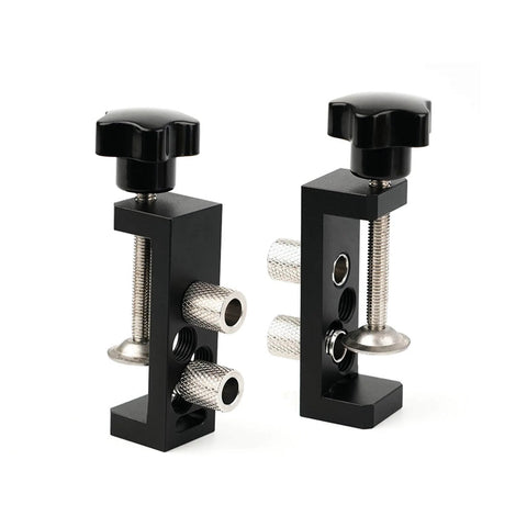 Side view of Aluminum Profile Drill Guide For 2020, 2040, 3030, 3060 European Standard Extrusion, Precision Drill Jig For Engineers