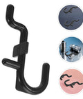 150 Pc Plastic Pegboard Hooks Set For Workshop And Garage No Tools Needed Pro Grade Easy Wall Mount Hooks For Tools Wrenches Tableware And More Durable Black Pegboard Accessories For Stable Flexible Storage black plastic pegboard hook on display