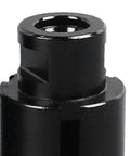 Kickstart Your DIY Project With This Awesome 8-Pc Grit Hole Saw Kit Designed For Drilling Marble Glass Ceramic Tiles And Concrete With Sharp Diamond Tips That Make Hard Work Easy Peasy. Black diamond grit hole saw bit close-up