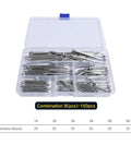 Go-To 150 Piece Cotter Pin Assortment Kit In 304 Stainless Steel shown in a plastic organizer case, various sizes visible
